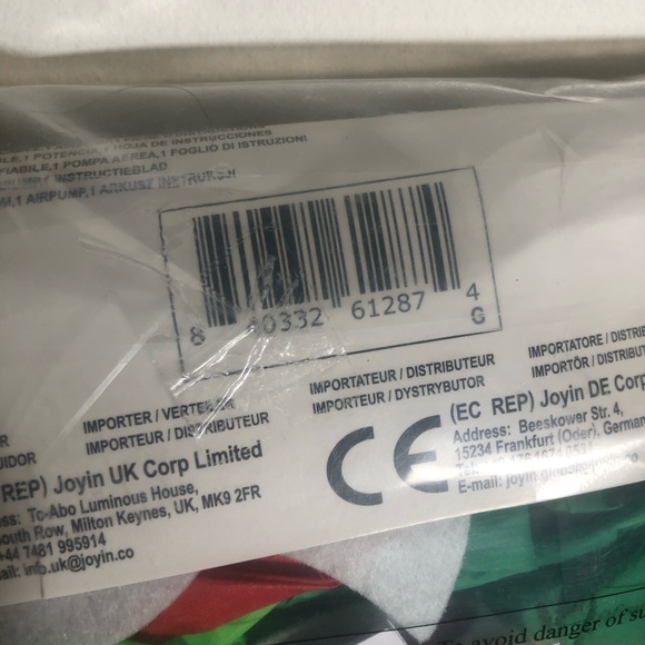 Puff me Up! Hip Hop Dinosaur Inflatable Costume Child 7-10 Years. New - Picture 3 of 3